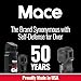 Mace Pepper Spray - Pocket Model, 0.42 oz, 10 Feet Range, Max Strength 10% OC, Long Lasting UV Dye, Flip Top Safety Cap, Self Defense Pepper Spray for Women & Men - Black