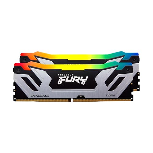 LOXg Kingston FURY CUDIMM  DDR5 8400MT/b 24GB×2 Kingston FURY Renegade lQ[h RGB CL40 KF584CU40RSAK2-48 iԕۏ