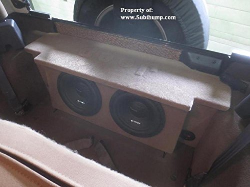 1987-2006 Wrangler Tj/Yj Dual 10 Front Fire Subwoofer Enclosure #TOP4