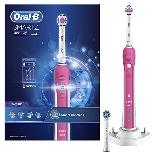 Oral-B Smart Series 4000 Electric Rechargeable Toothbrush Powered by Braun - 3D White by Oral-B