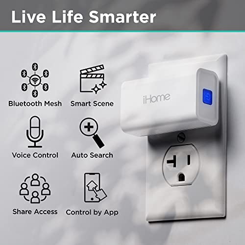 Ihome Link Smart Bridge Plug-In Gateway Hub - Wifi Bluetooth Bridge - Works With Smart Life App And Tuya, Voice Control, Compatible With Alexa And Google Home Assistant #TOP1