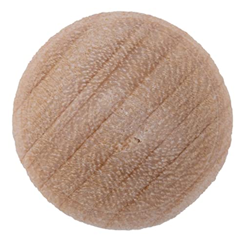 Image of Mushroom Birch Screw Hole Button Plugs | 3 /8 inch Diameter | Pack of 50 Approx. | Wood Turned End Grain Round Mushroom Head with Shoulders | UA-105-BW