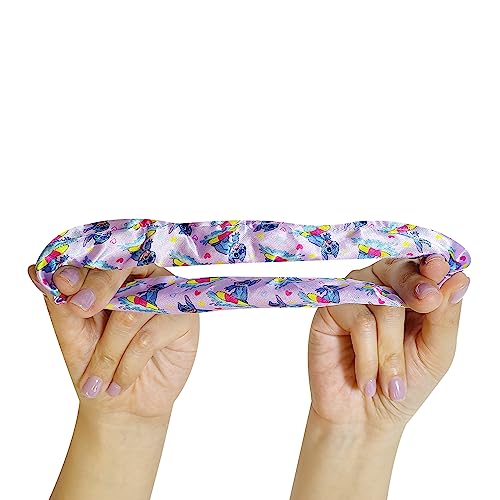 LUV HER Lilo & Stitch 5-Piece Girls Hair Care Set – Detangling Hairbrush and Colorful Scrunchies for Effortless Styling Ages 3+ - Image 9