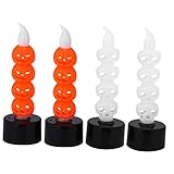 Ornements de lampes d'halloween - les matériaux en plastique et les composants électroniques sont durables et sûrs, ornements de lampes amusants