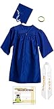 Jostens Graduation Cap And Gown Package Medium Royal Blue