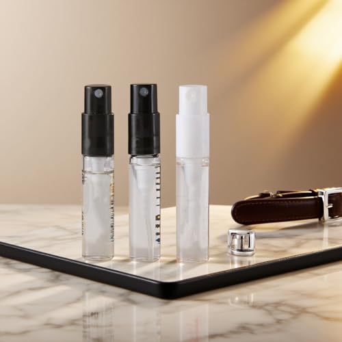 assorted fragrance vials in travel pouch