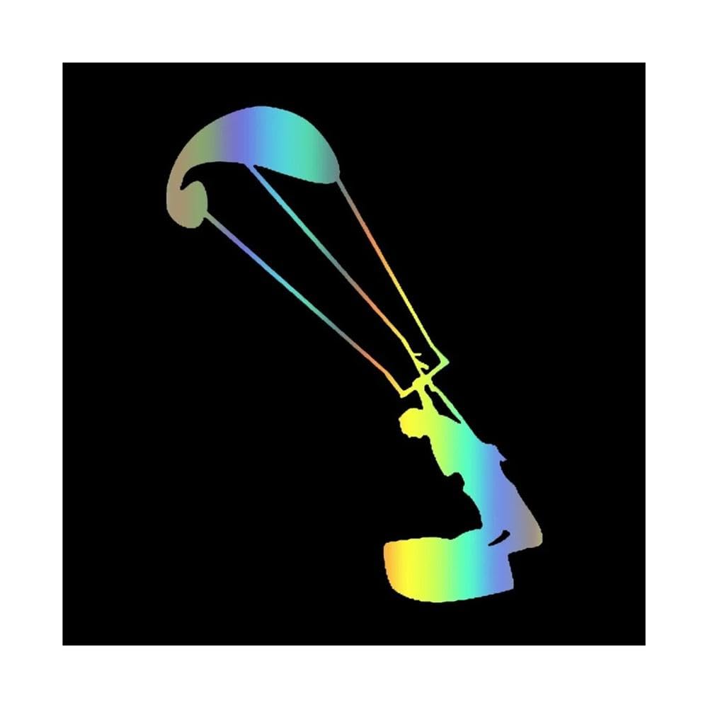 Auto Accessory Car Stickers Vinyl Decal Kitesurfing Motorcycle Decorative Accessories(Laser)