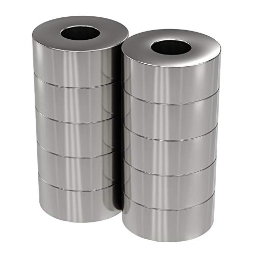 Imanes de neodimio avellanados de 15x6 mm con fuerza de 5 kg para pizarras y talleres MTS Magnete 2