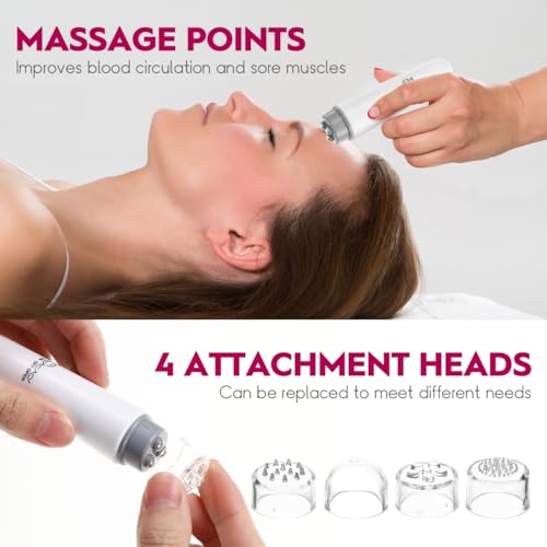 Healifty 4 in 1 Elektrisches GesichtsmassagegeräT Mit Akupressurfunktion Mini Facial Massager FüR Schmerzlinderung Verbesserte Durchblutung… – Ansicht 3