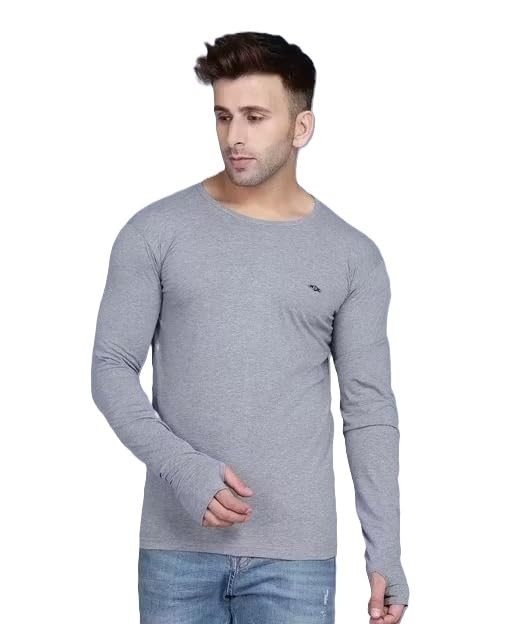 Tees Collection Men Full Sleeve Thumbhole Casual Polyester T Shirt-image-45