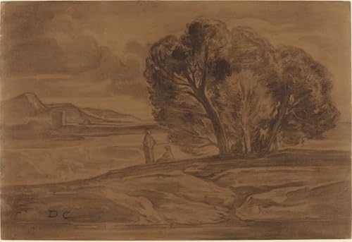Impression d'affiches affiche toile paysage oriental Gabriel Decamps art portrait 60x90
