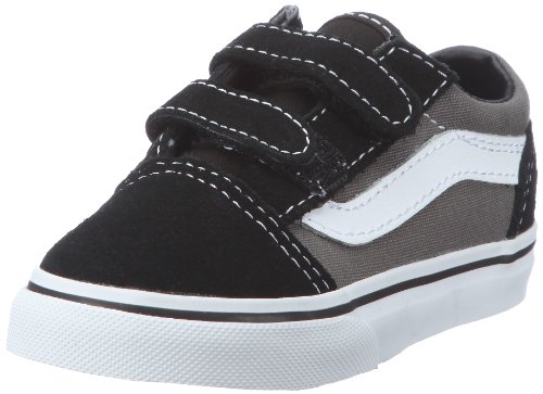 Image of Vans Toddler Old Skool V , Black /Pewter-9.5 Toddler