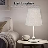Lamp Shades, 2Pcs Small Lamp Shades Light Fabric Lampshades Clip On LampShade Chandelier for Wall Table(02) - Image 7