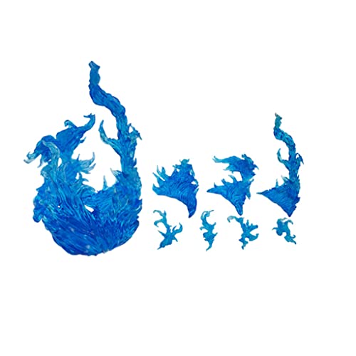 Effect Burning Flame Action Figure Mount For Figma Kamen Rider Saint Seiya (Blue) #TOP1