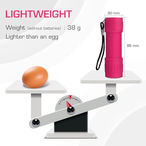 EverBrite 6-Pack Mini LED Torches, Colorful Pocket Torches, Ideal Camping Hiking Outdoor Party, Includes Batteries - Image 4