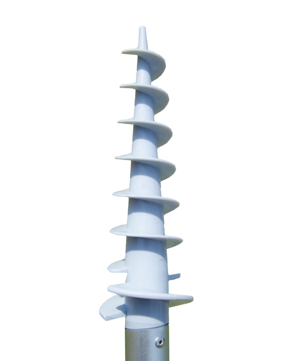SUN & SURF Sombrilla de Playa Premium con Ventilación 240 cm Mástil Inclinable Punta Twister y Junta de Doble Seguridad UPF 50+ UV