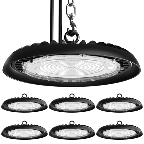 Sunco 6 Pack UFO LED High Bay Light, 200W, 28000...
