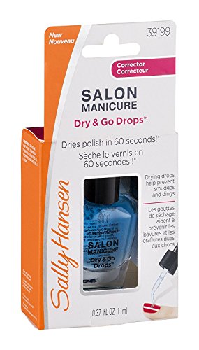 Sally Hansen Salon Manicure Dry and Go Drops - 0.37 Oz, Pack of 2