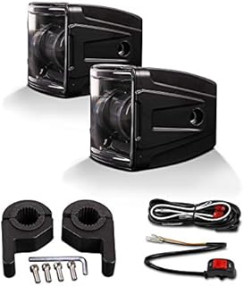 Motorrad Zusatzscheinwerfer ZS6 Kompatibel für BMW R 1150 R/RS/RT/GS/Adventure, R 850 R LED Lumitecs 9-32V 30 Watt inkl. K...