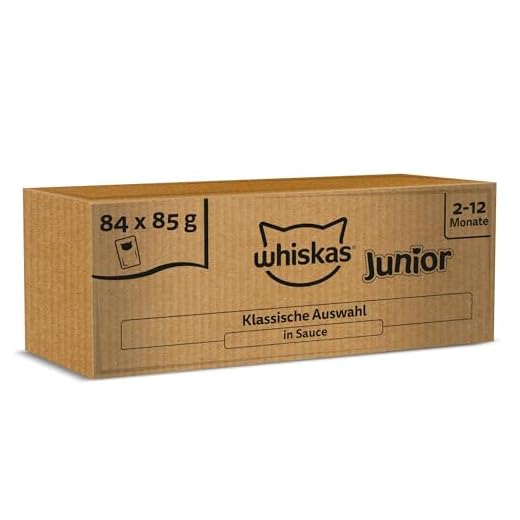 Whiskas Junior Katzennassfutter Klassisch 1 Großpackung