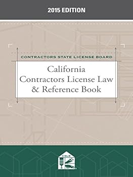 Paperback California Contractors License Law & Reference Book (2015) Book