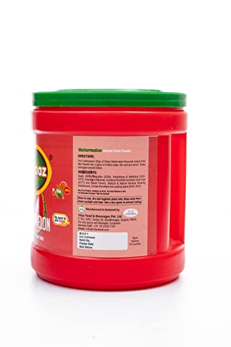 Image of VITAZ Instant Fruit Drink Powder - HDPE Watermelon 2.5 Kg Jar