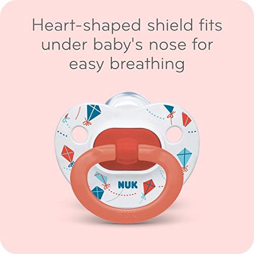 Image of NUK Comfy Orthodontic Pacifiers for 0-6 Months - BPA-Free,Soft & Durable Design for Baby Comfort,(Pack of 60)