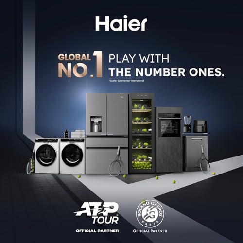 Haier Toplader Waschmaschine I Waschmaschine 40 cm breit mit 7kg Trommel, A-Effizienz, 1.400 U/Min. & Inverter-Motor I THASNQ476TM5-84 Waschmaschine schmal inkl. Wi-Fi, Dampffunktion & Mengenautomatik