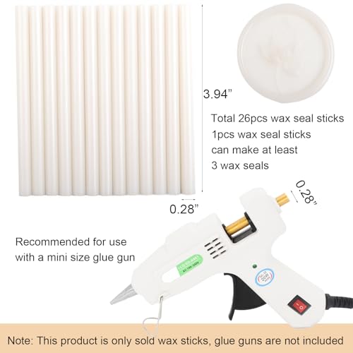 Bâtons de cire pour cachet de cire translucides : taille miniature haute précision