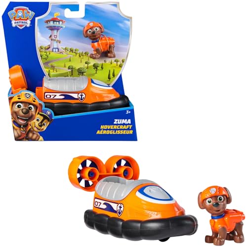 PAW PATROL - Zuma-Figur mit Luftkissen-Boot, stabiles...
