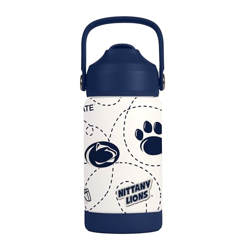 Image of Logo Brands NCAA Mascot Stainless-Steel Kids Bottle -Soft Silicone Mouthpiece, Easy To Carry, Kid-Friendly Design- Great For School & On-The-Go