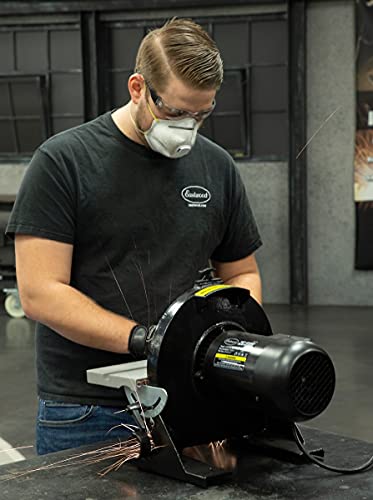 Eastwood Disc Sander | Powerful 1.25HP 12" Disc Sander Tool | Heavy Duty Cast Iron Base and Vacuum Port with a 45 Degree Adjustable Work Surface and Adjustable Miter Gauge - Image 4