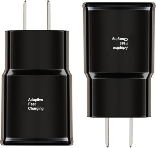 Samsung Adaptive Fast Charging Adapter Quick Charge Charging Block Wall Charger Plug Compatible with Galaxy S25/S25+/S24/S24+/S23/S23+/S22/S22+/S21/S20/S10/S10+/S10e/S9/S9+/S8/Active/Note