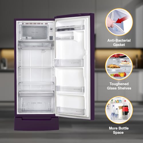 Image of Whirlpool 192L 5 Star Inverter Direct-Cool Single Door Refrigerator (215 IMPRO ROY 5S INV PURPLE MULIA,)