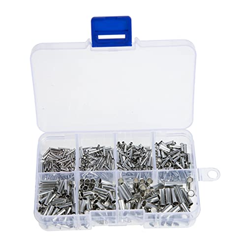 Kit de ferrules non isolées Healeved de 2400 pièces pour sertissage de câbles électriques