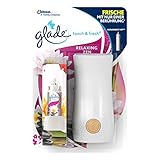 Glade Touch & Fresh bietet Frische mit nur einer Berühung, Sorgt sofort für erfrischte Luft, in verschiedenen Duftrichtungen erhältlich, konzentrierte Formel, Nachfüllbar