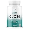 Vinco CoQ10 400mg - 120 High Strength Ubiquinone Coenzyme Q10 Capsules - Antioxidant for Heart & Cardio, Increased Energy & Focus - Naturally Fermented - Non-GMO & Gluten Free - UK Made
