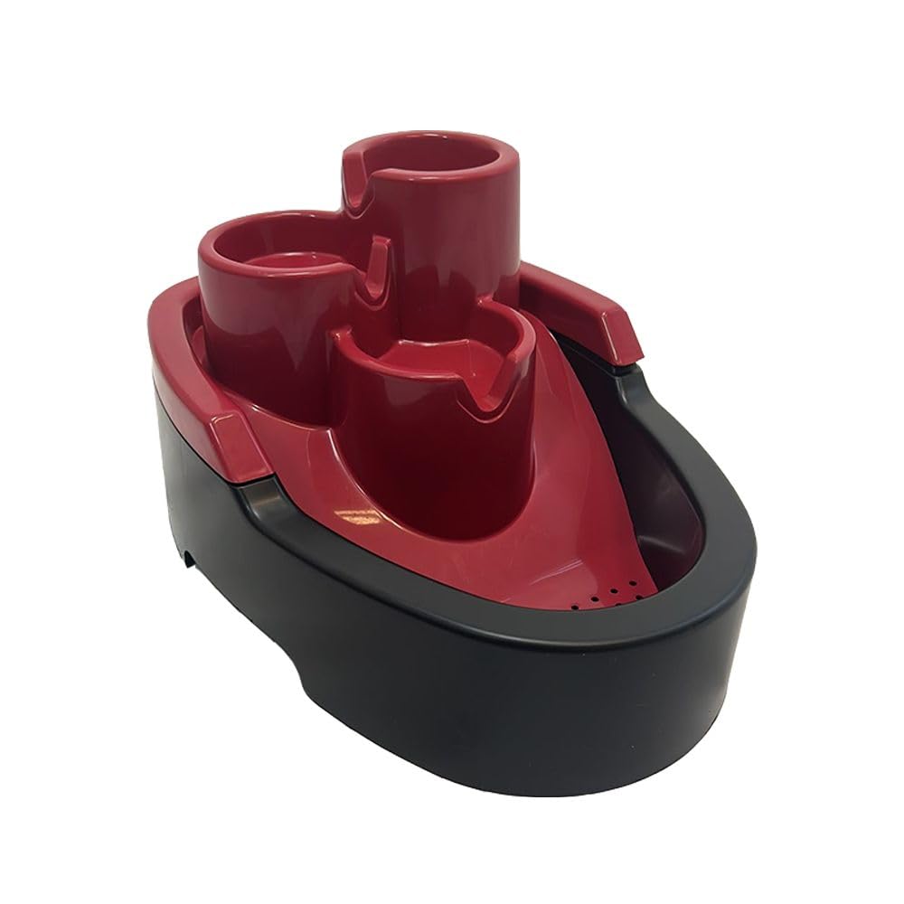 Fonte para Gato Vermelho POP, Bebedouro Automático Bivolt para Pet, Fonte de Água com
