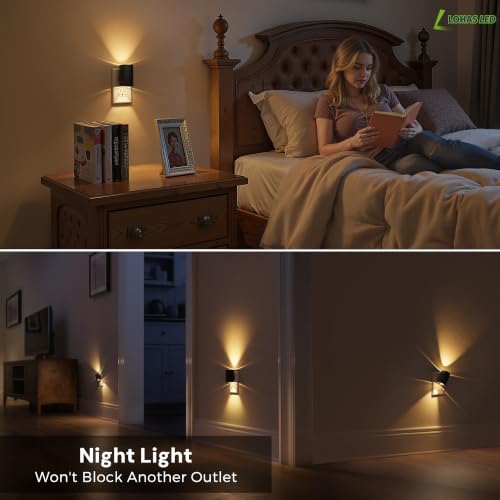Image of L LOHAS LED Night Light, Night Lights Plug into Wall, Dusk to Dawn Sensor