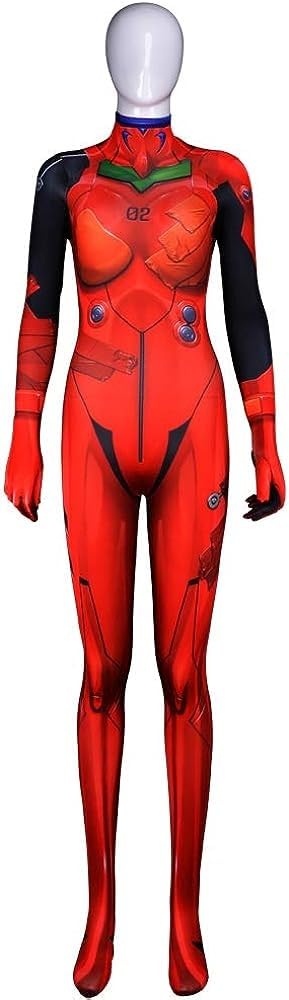 エヴァンゲリオン　アスカ　プラグスーツ　コスプレ衣装　Sサイズ エヴァンゲリオン アスカ プラグスーツ コスプレ衣装 Sサイズ