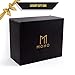 Moho Premium Whiskey Decanter Gift Set , Handmade Globe Decanter Set , 2 Glasses , Ship In a Bottle , Perfect Gift , Man Cave Decor , Bourbon, Scotch , Glass Globe Tequila Decanter , Includes 9 Stones