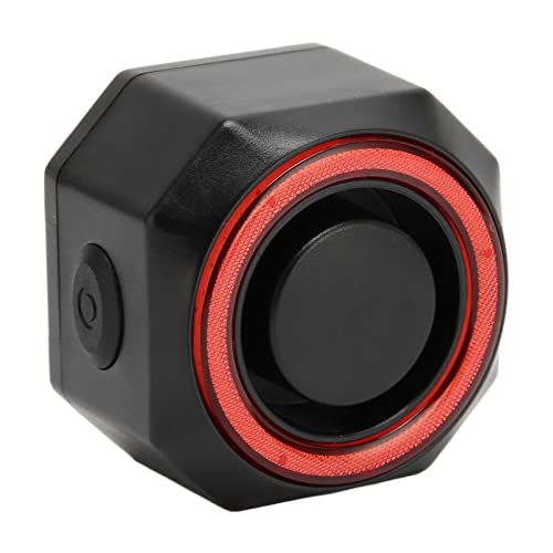 Feu Arrière de Vélo D'avertissement, 4 Modes D'éclairage, Avec Capteur de Freinage, Fonction Antivol Avec Télécommande, Rechargeable Via USB, Étanche Ipx5