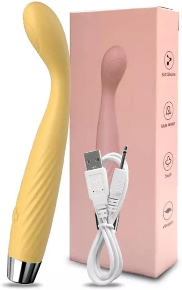 Image of Elosnoc Waterproof Massager Flexible Full Body Electric 10 Speeds Waterproof Massager with Flexible Neck | Customized Relaxation - Ergonomic Design for Comfortable Handling-Yellow
