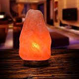 ApexGlobal Himalayan Natural Pink Salt Lamp, Hand Crafted I (10-12 inches, 12-15 lbs).Natural Warm A