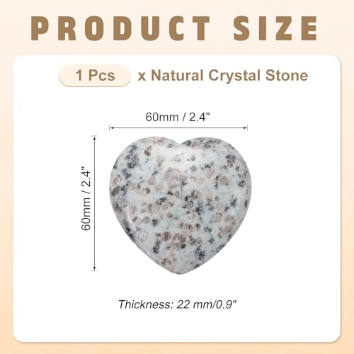 Gema de amor mini de cristal natural un regalo grabado para mujeres relajación y bienestar 3