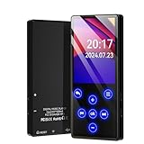 Fohil 128GB MP3 Player with Bluetooth 5.0, Portable Digital Music Player with HiFi Sound, 2.4' Screen MP3 Player Built-in HD Speaker Support FM Radio Voice Recorder E-Book TF Card