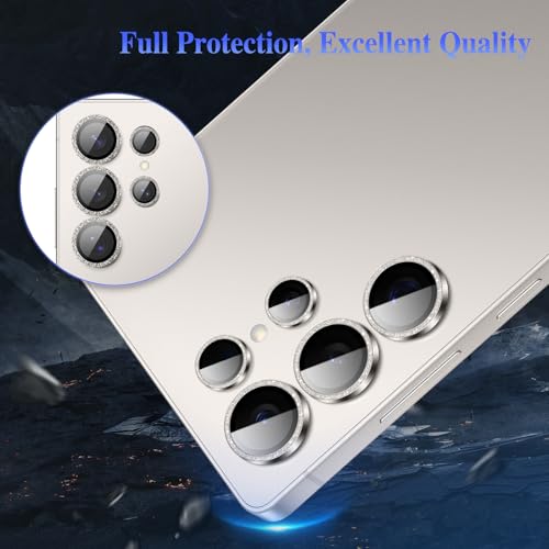 Protecteur d'objectif d'appareil photo pour Samsung Galaxy S25 Ultra 5G 9H