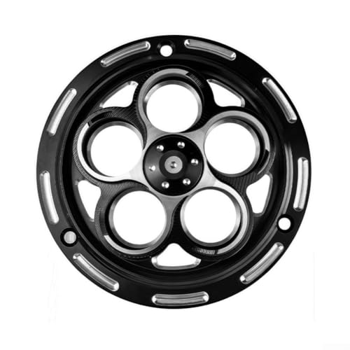 Motorrad Lüfterabdeckung Zubehör Motorkühlung Dekoration Kühlerabdeckung (schwarz)