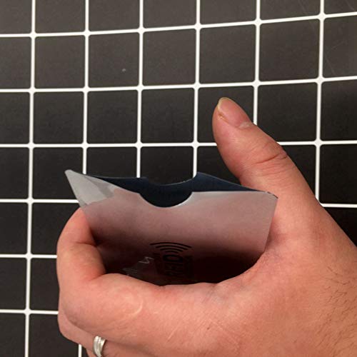 Anti Rfid Wallet Blocking Reader Lock Bank Card Holder Id Bank Card Case Protection Metal Credit NFC Holder Aluminium (Silver)3