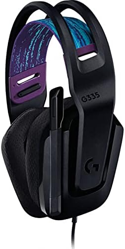 Logitech G G335, auriculares para gaming con cable, micrófono abatible para silenciar, conector de audio de 3,5 mm, almohadillas de espuma viscoelástica, PC, PS, Xbox, Nintendo Switch/Switch 2 – Negro 5